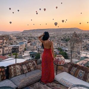 Rat and Boa La Paloma Red Dress